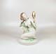 Herend, Lady Vanity Art Deco Antique Porcelain Figurine 1940's! (bt002)