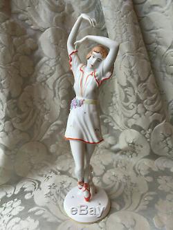 Half-doll Related/porcelain Figurin/art Deco/rosenthal/d. Charol/bavaria