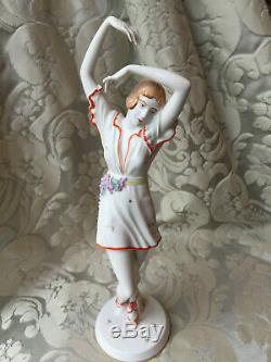 Half-doll Related/porcelain Figurin/art Deco/rosenthal/d. Charol/bavaria