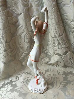 Half-doll Related/porcelain Figurin/art Deco/rosenthal/d. Charol/bavaria