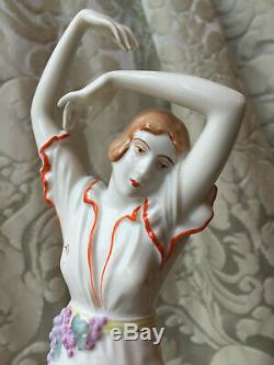 Half-doll Related/porcelain Figurin/art Deco/rosenthal/d. Charol/bavaria