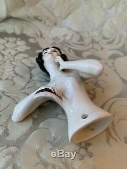 Half-doll/demi-figurine/buste Porcelaine/teepuppe/flapper/art Deco/masquerade