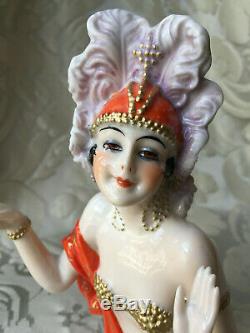 Half-doll/demi-figurine/buste Porcelaine/teepuppe/flapper/fasold/art Deco