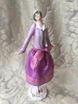 Half-doll/demi-figurine/buste Porcelaine/teepuppe/pincushion Doll/art Deco/