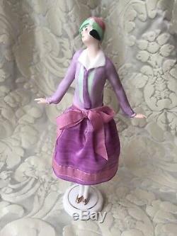 Half-doll/demi-figurine/buste Porcelaine/teepuppe/pincushion Doll/art Deco/