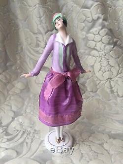 Half-doll/demi-figurine/buste Porcelaine/teepuppe/pincushion Doll/art Deco/