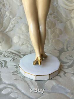 Half-doll/figurine Porcelaine/erotic/bathing Beauty/flapper/fasold/art Deco