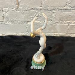 Herend Art Deco Female Figurine