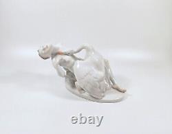 Herend, Art Deco, Leda With The Swan, Handpainted Porcelain Figurine! (h022)