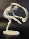 Herend Art Deco Nude Ballerina Dancer Hand Painted Porcelain Statue #15734