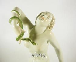 Herend, Death Of Cleopatra Xxl, Handpainted Art Deco Porcelain Figurine! (a014)