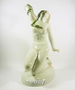 Herend, Death Of Cleopatra Xxl, Handpainted Art Deco Porcelain Figurine! (a014)