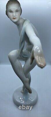 Herend Hungary Hand painted Porcelain Ballerina Nude