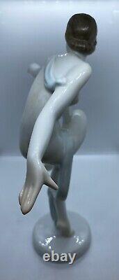 Herend Hungary Hand painted Porcelain Ballerina Nude