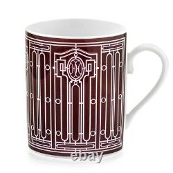 Hermes H Deco Red Mug No. 2 #p041131p Brand Nib French Porcelain Save$$ F/sh