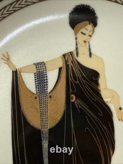 House Of Erte Fine Porcelain Plates Set of 7, Limited Edition Art Deco, 8