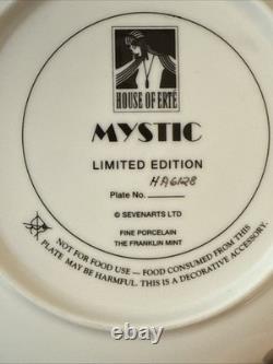 House Of Erte Fine Porcelain Plates Set of 7, Limited Edition Art Deco, 8