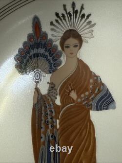 House Of Erte Fine Porcelain Plates Set of 7, Limited Edition Art Deco, 8