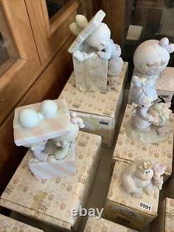 Huge Lot Of Vintage Precious Moments Figures Figurines In Boxes