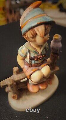 Hummel WAYSIDE HARMONY Vintage 111/1 1938 Boy On A Fence GOEBEL