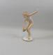 Hutschenreuther Art Deco Nude Figurine Girl Withgold Ball/orb 1806 Figurine Tutter