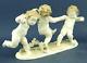 Hutschenreuther Karl Tutter Sculpture Porcelain Triptych Putti Germany Art Deco