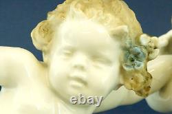 Hutschenreuther Karl Tutter Sculpture Porcelain Triptych PUTTI Germany Art DECO