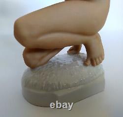 Hutschenreuther Nude Lady Bird/Chicks Figurine by Carl Werner