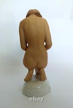 Hutschenreuther Nude Lady Bird/Chicks Figurine by Carl Werner
