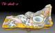 Indian Inkwell Box Porcelain Paris Art Deco 1930 Inkwell Box Aladdin