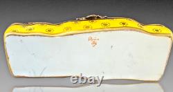 Indian Inkwell Box Porcelain Paris Art Deco 1930 Inkwell Box Aladdin