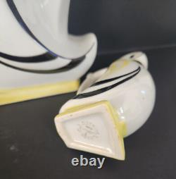 Izida Ceramics, Porcelain Set, Duck Family Figural Set, Bulgarian Art Deco