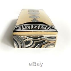 Jonathan Adler Art Pottery Modernist Topiary Long Trinket Box