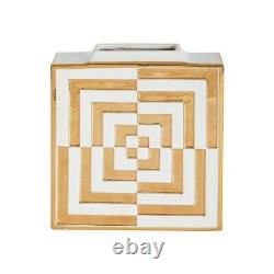 Jonathan Adler Square Vase Futura OP Art Sold Out NIB