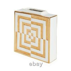 Jonathan Adler Square Vase Futura OP Art Sold Out NIB