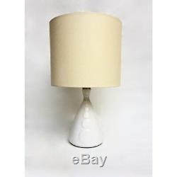 Jonathan Adler White Table Lamp 3.5 x 3.5 x 17