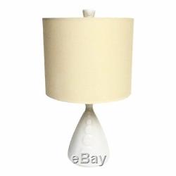 Jonathan Adler White Table Lamp 3.5 x 3.5 x 17