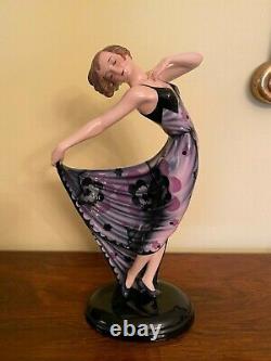 Josef Lorenzl Goldscheider Art Deco Porcelain Figurine Austria