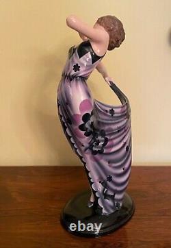 Josef Lorenzl Goldscheider Art Deco Porcelain Figurine Austria