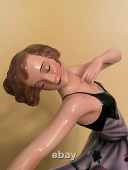 Josef Lorenzl Goldscheider Art Deco Porcelain Figurine Austria