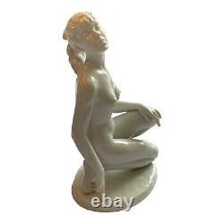 K. Steiner Art Deco Naked Nude Woman Lady German 9365 porcelain figurine 12Tall