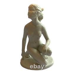 K. Steiner Art Deco Naked Nude Woman Lady German 9365 porcelain figurine 12Tall