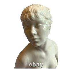 K. Steiner Art Deco Naked Nude Woman Lady German 9365 porcelain figurine 12Tall