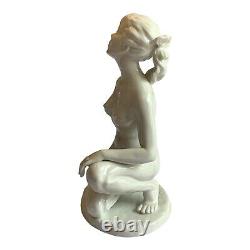 K. Steiner Art Deco Naked Nude Woman Lady German 9365 porcelain figurine 12Tall
