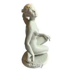K. Steiner Art Deco Naked Nude Woman Lady German 9365 porcelain figurine 12Tall
