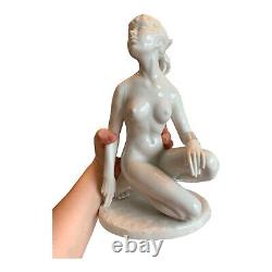 K. Steiner Art Deco Naked Nude Woman Lady German 9365 porcelain figurine 12Tall