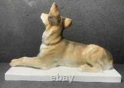 KARL ENS Porcelain Dog Figurine Germany, 5202, 9 Art Deco, Beautiful! Rare! HTF