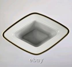 Kaiser Germany Stripes Design by K Nossek Porcelain Vase Art Deco Style Diamond