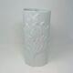 Kaiser Manfred Frey Vase White Porcelain Bisque Art Deco Abstract Leaf 10