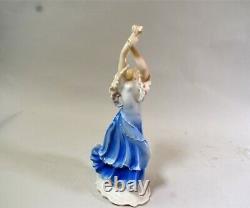 Karl ENS Volkstedt Art Deco Porcelain Figurine Dancer Dancing Woman Porzellan